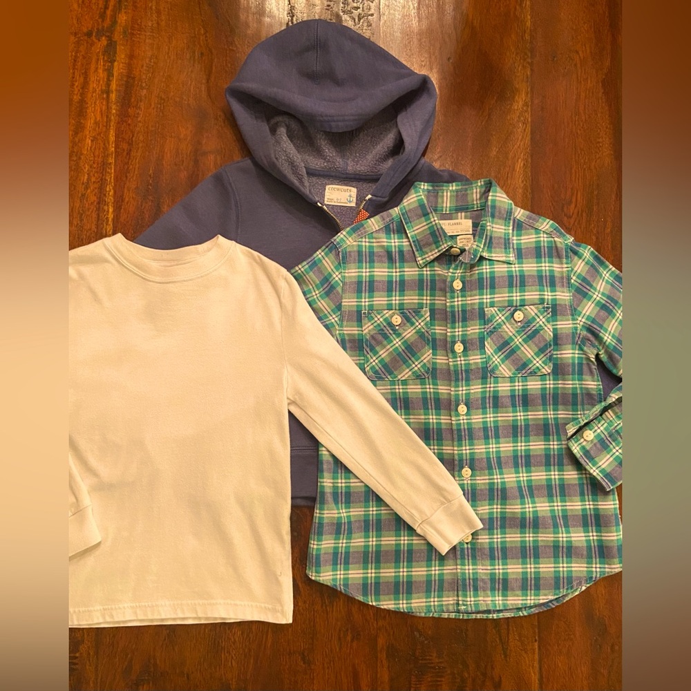 CLEARANCE SPECIAL: Bundle of 3 Mix n’ Match Boys’ Items w/Hoodie & 2 Shirts